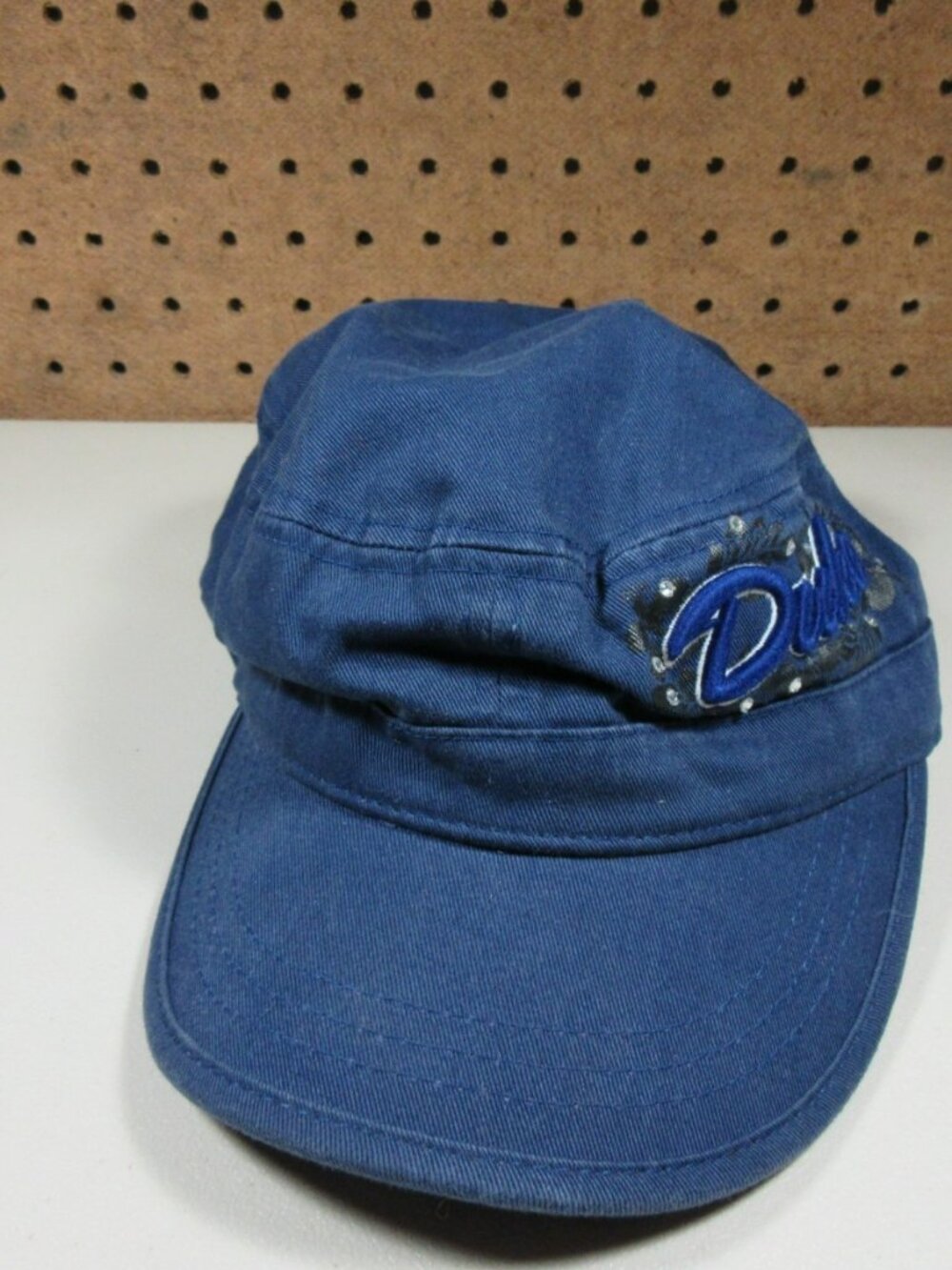 Zephyr womens Duke University Blue Devils military cadet strapback hat OS
